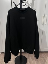 Fear of God essentials Black Crewneck Sweatshirt