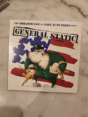 Bob and Tom - GENERAL STATIC - RARE Comedy CD. Brand New. Free Shipping In USA