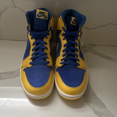 Jordan Air Jordan 1 Retro OG High Top Laney Blue/Yellow 555088-707
