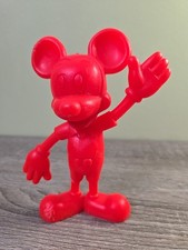 Mickey Mouse Figure Red 6 inch 1971 Louis Marx Co. Walt Disney Made in USA