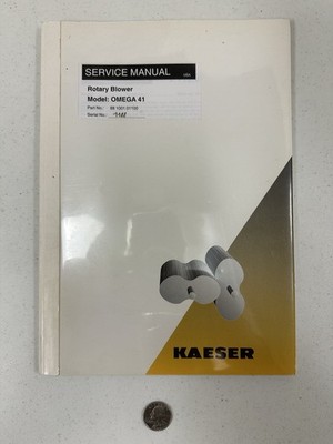 Kaeser Compressors Service Manual Rotary Blower Omega 41