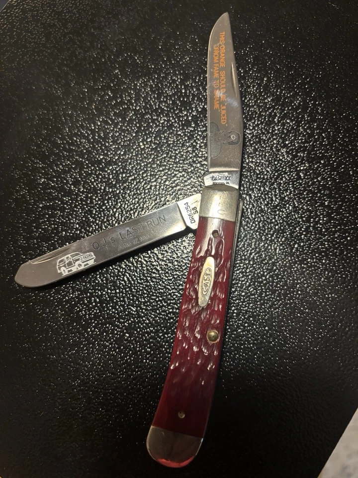 CASE XX SERIE COLECCIONISTA 1994 Esta naranja debe ser exprimida de la fama a la vergüenza Foto 4 de 4