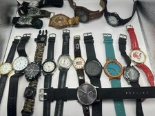 Unbranded Mens Watches Lot Of 17 For Parts Or Repair M3