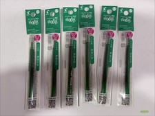 Pilot LFBKRF12FG Refill for Frixion Ball 0.7mm Green Refill Pk Of 6