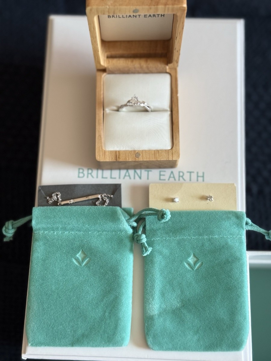 Brilliant Earth Engagement Ring (Lab Grown Diamond w/ Necklace