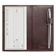 Supple Leather Checkbook Cover with Free Coffee Vegetable-Tanned Leather