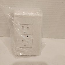 QTY 6 Safety Innovations 790-6: Self-Closing Standard Outlet Covers Off White