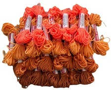 Needloft PLASTIC CANVAS YARN 27 -Hank-Lot 0RANGES Discontinued