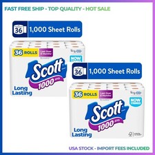 2 Pack Scott 1000 Toilet Paper, 36 Rolls, 1,000 Sheets per Roll