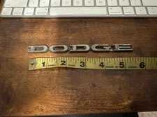 Vintage Dodge Script Emblem Oem Badge Vintage Dodge Script Emblem Oem Badge