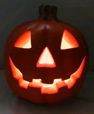 Vintage 1998 Paper Magic Group Light Up Jack O Lantern Pumpkin Foam Mold