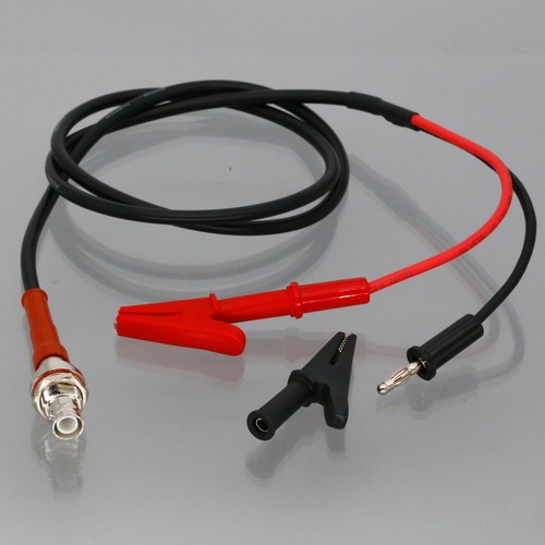 High Voltage SHV 5KV Male Pin to 4mm Banana & Alligator Clip RG58 Cable 1~16FT - Afbeelding 2 van 7