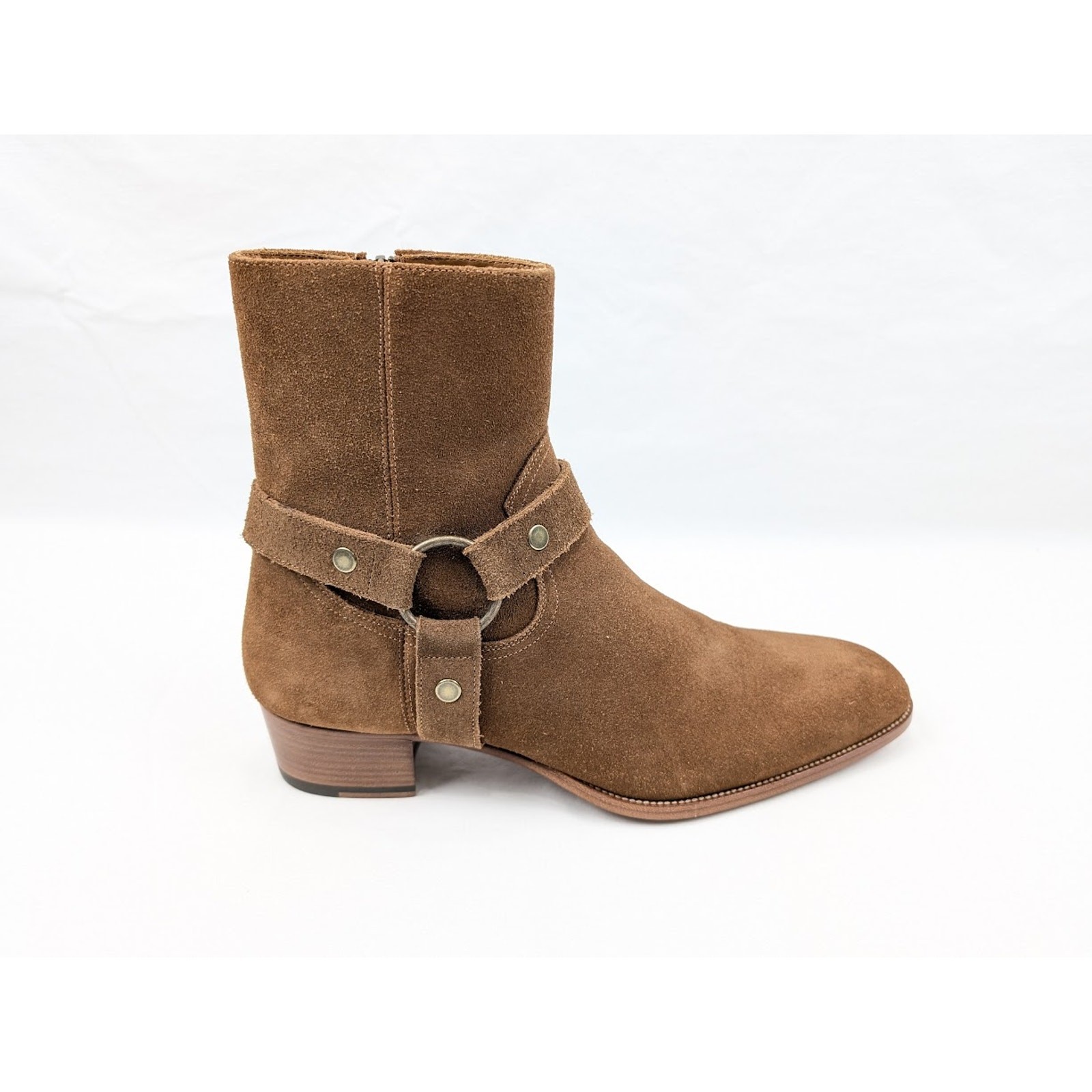 Stivali Saint Laurent Paris Wyatt 40 Harness in Camar Nuovi con etichette 44