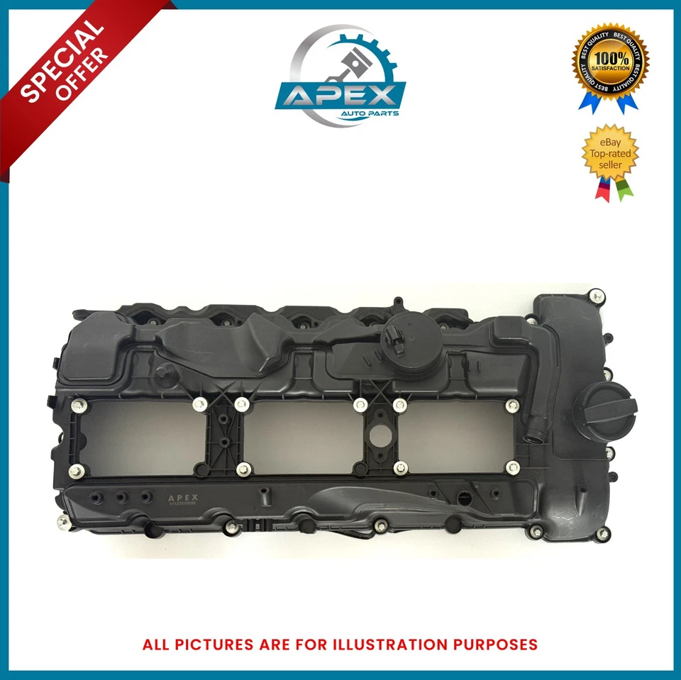 BMW N55B30 3.0 PETROL ROCKER VALVE COVER FOR 1 SERIES 1 3 5 X3 X4 X5 11127570292 - Image 2 of 4