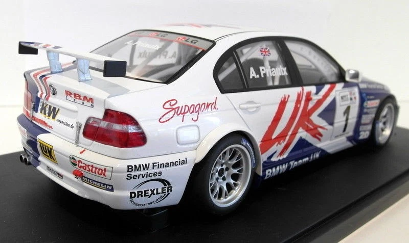 Autoart 1/18 Scale Diecast 80544 BMW 320i E46 WTCC 2005 A.Priaulx #1 — 第 3/4 张图片