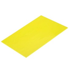 MECCANIXITY Stained Glass Sheet Mosaic Tile 7.9 Inch x 5.9 Inch, Yellow