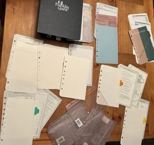 1990s Franklin Quest Planner 3 Ring Binder With Pages