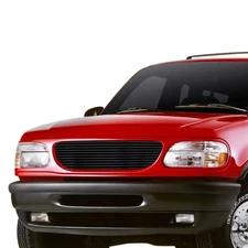 For Ford Explorer 95-01 APG 1-Pc Black 8x6 mm Horizontal Billet Main Grille