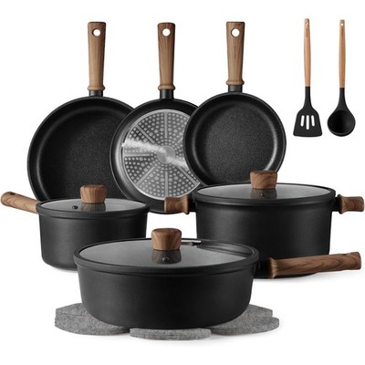 CAROTE 16-Piece Nonstick Pots & Pans Set  Induction Cookware for Healthy Cooking