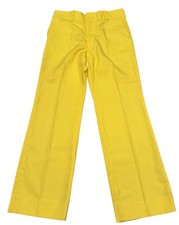 Vintage 70s Lilly Pulitzer Men's Stuff Palm Beach Pants Bright Yellow 32x32