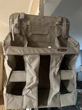 HHZ XL Hanging Diaper Caddy Organizer Baby Toddler Compartments Gray