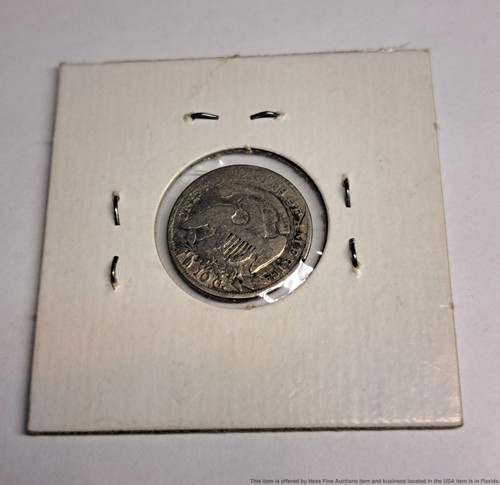 1834 Capped Bust Silver Coin 10c Collection Dime - Picture 3 of 4