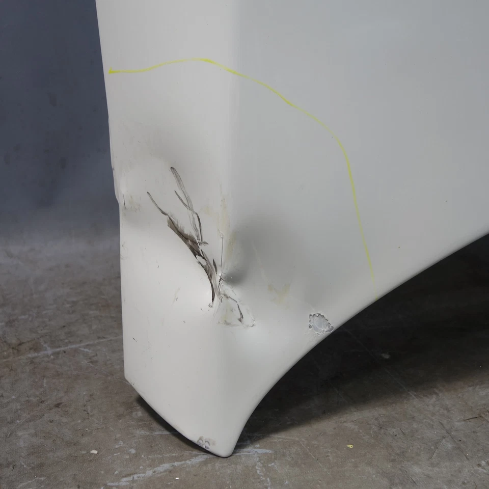 BMW E92 E93 M3 2008-2013 2008-2013 2 puertas panel capó delantero blanco alpino OEM dañado Foto 4 de 4