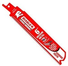 Diablo 3 Pack 6in Carbide Recip Blades for Medium Metal Cutting - DS0610CF-3PK