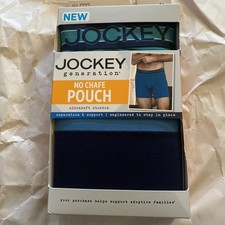 NEW 3 PACK MENS JOCKEY NO CHAFE POUCH STAYCOOL TECH MESH VENTS BOXER BRIEFS -MED