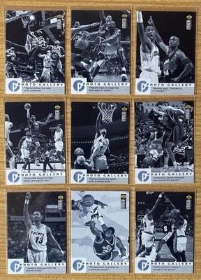 Upper Deck Collectors Choice 1996 - Photo Gallery - 9 Cards Lot