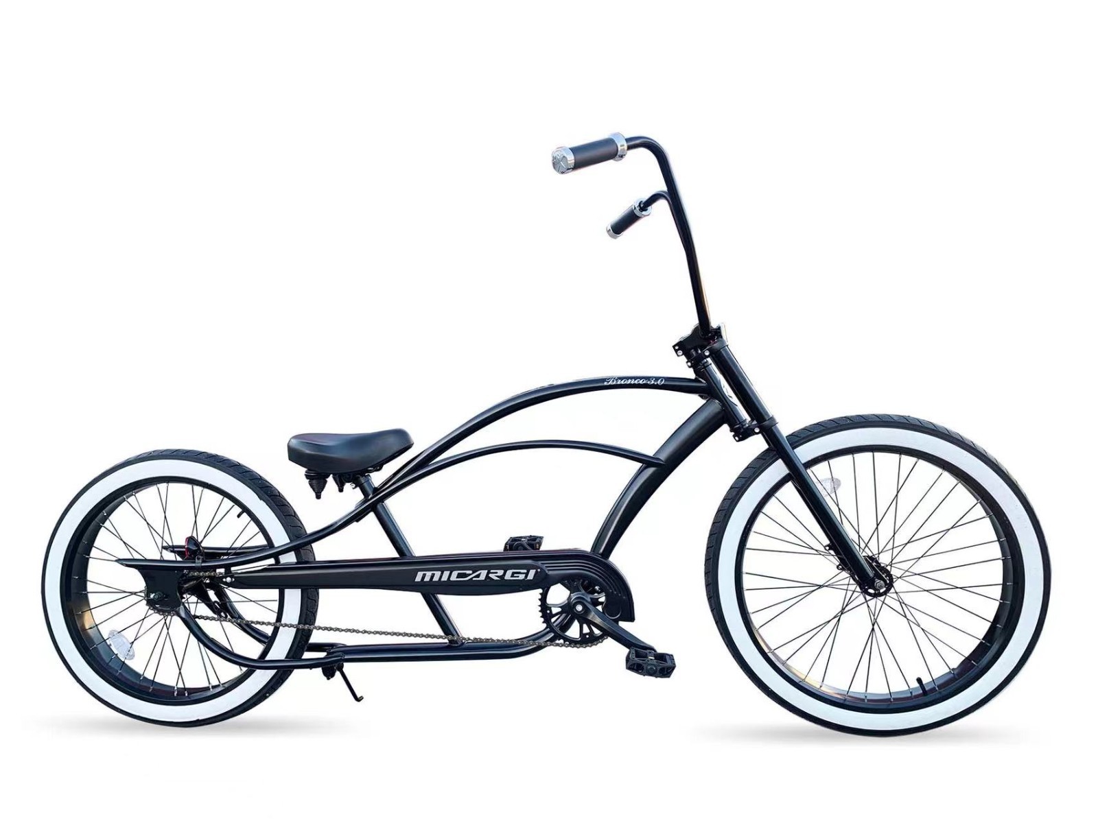 Bike Fat Tires High Rise Handlebars Single Speed Bike