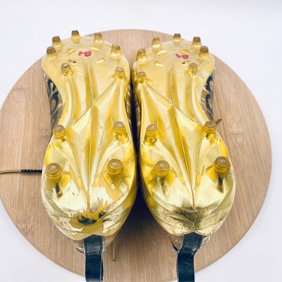 Adidas Adizero x Snoop Dogg Football Cleats 10.5 Gold Three Stripe