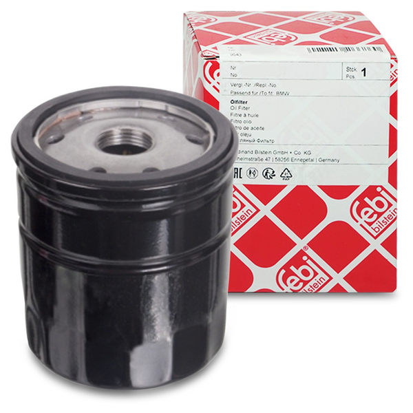 Febi Bilstein ÖLfilter Seat Ibiza 6J5 6P1 Skoda Fabia NJ3 VW Polo 6R1 6C1 Audi-image
