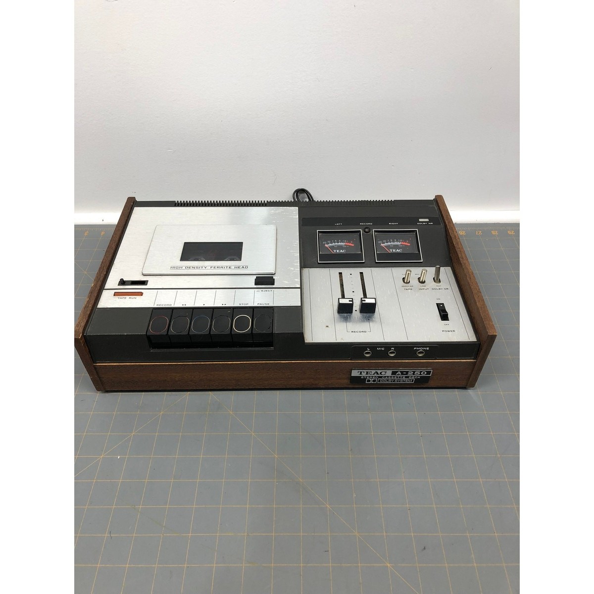 TEAC A-250 Sterio Cassette Deck Read description | eBay