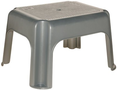 keeeper Tritthocker Tragkraft: 150 kg PP silber grau
