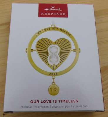 Hallmark 2025 Keepsake Ornament ''Our Love is Timeless'' New in Box