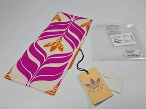 Gucci X Adidas Big Fioras écharpe bandana en soie 14/2 x 120 125443773