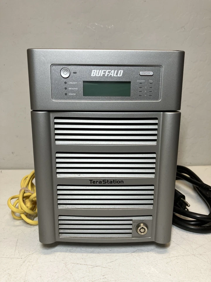 (TESTED) 2Tb Buffalo TeraStation HS-DH0.0TGL/R5 4-Bay 3.5" SATA HDD w/ KEYS - Image 3 of 4