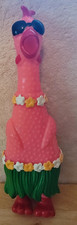 Rubber Chicken Toy - Pink Design - Squeaky fun screaming 12.5   3 