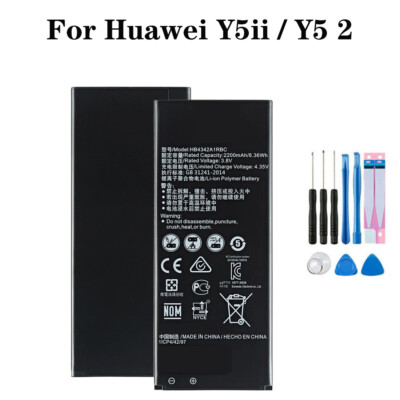 Li-ion Battery Replacement HB4342A1RBC For Huawei Honor 4A Ascend Y6 Y5ii / Y5 2