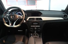 Cars 2012 mercedes c63 amg Desk Mat Stitched