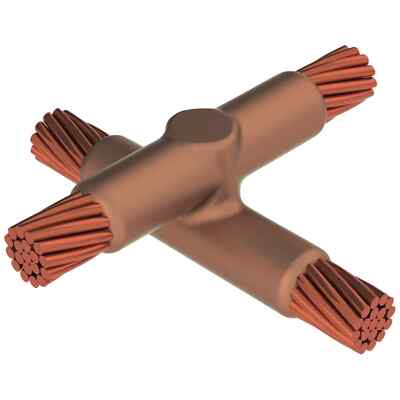 Erico Cadweld XBV3Q2Q Graphite Mold for Welding Cable to Cable with Handle Clamp