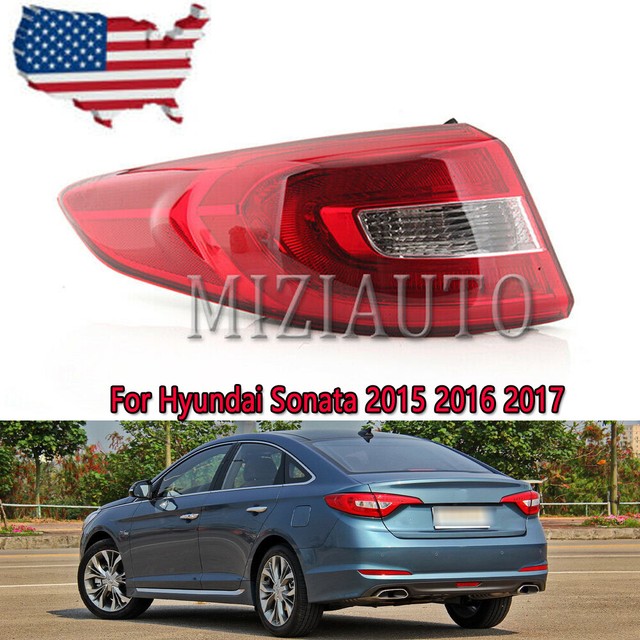 Left Outer Tail Light Rear Lamp Brake Stop For Hyundai Sonata 2015 2016
