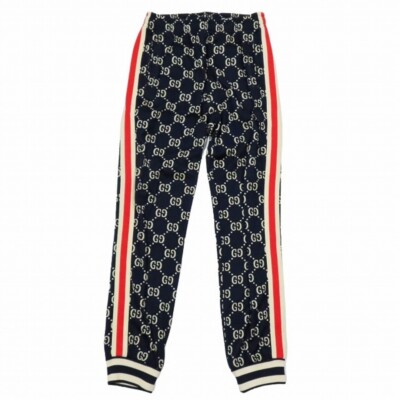 Gucci GG Jacquard Jogging Pants Jersey Track Jogger XS Navy Gucci GG Jacquard Jogging Pants Jersey Track Jogger XS Navy