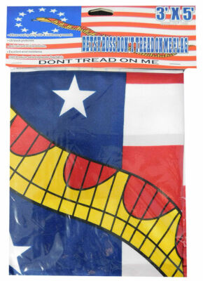 Bandiera Americana Betsy Ross 3x5 Piedi 100D | Don't Tread On Me Navy Jack 2nd Amendment | Bandiera USA Per Esterno