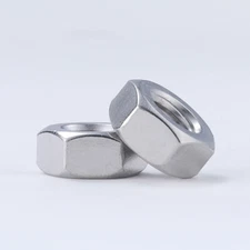M3 M4 M5 M6-M20 Hex Full Nuts Hexagon Nuts Coarse Thread 304 A2 Stainless Steel