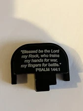 Fixxxer S&W Slide Cover Plate  M&P 9 40 45 Full Size / Compact - Psalms 144:1