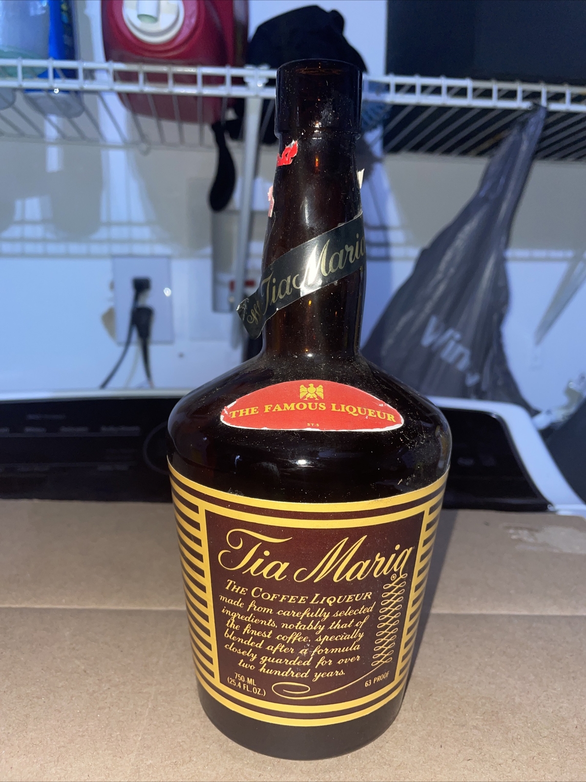 Vintage Tia Maria The Jamaican Liqueur Empty Bottle eBay