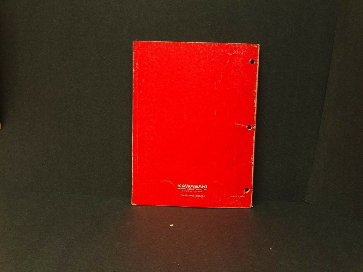 Vintage Kawasaki KE250 B1 B2 B3 Motorcycle Parts Book List Catalog