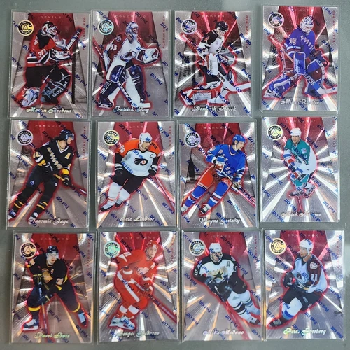 1997-98 TOTALLY CERTIFIED PLATINUM RED COMPLETE SET 1-130 MINT GretzkyLindrosRoy
